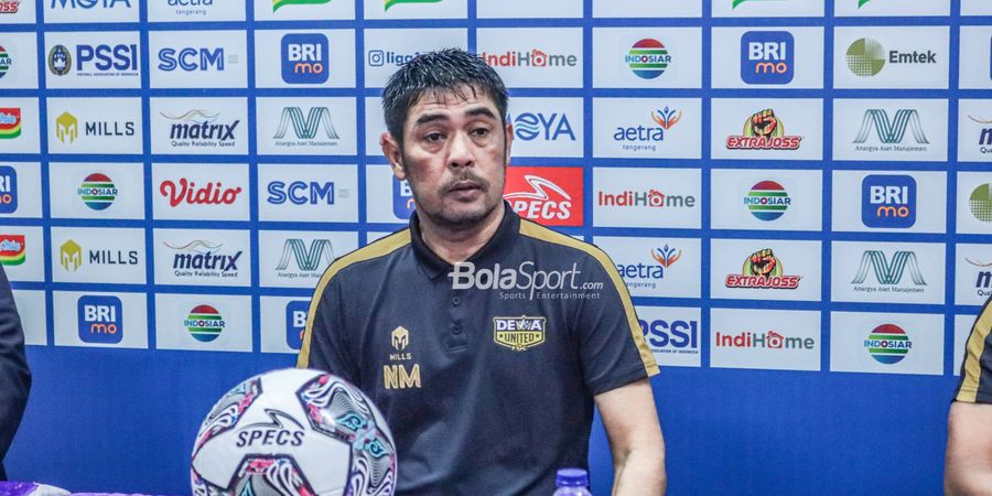 Nil Maizar Bingung Dewa United Tidak Bisa Menang Lawan PSS Sleman