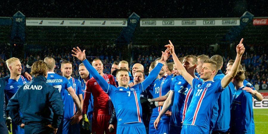 SEJARAH PIALA DUNIA - Kejutan Islandia, Negara Terkecil yang Pernah Tampil di Piala Dunia