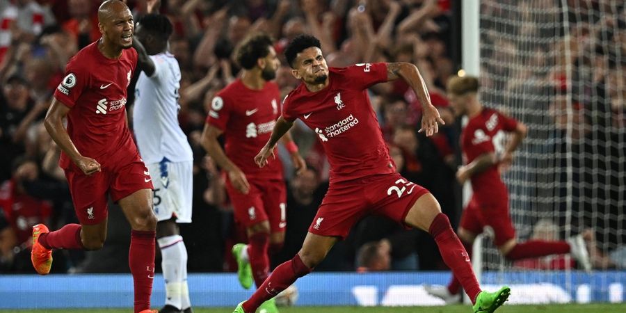 Hasil Liga Inggris - Kebobolan Lebih Dulu, Darwin Nunez Kartu Merah, Liverpool Main Seri Lawan Crystal Palace