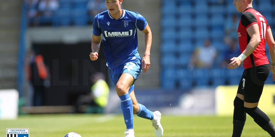 Lagi untuk Kedua Kalinya Beruntun, Elkan Baggott Bikin Gol Sundulan dan Selamatkan Gillingham FC dari Kekalahan