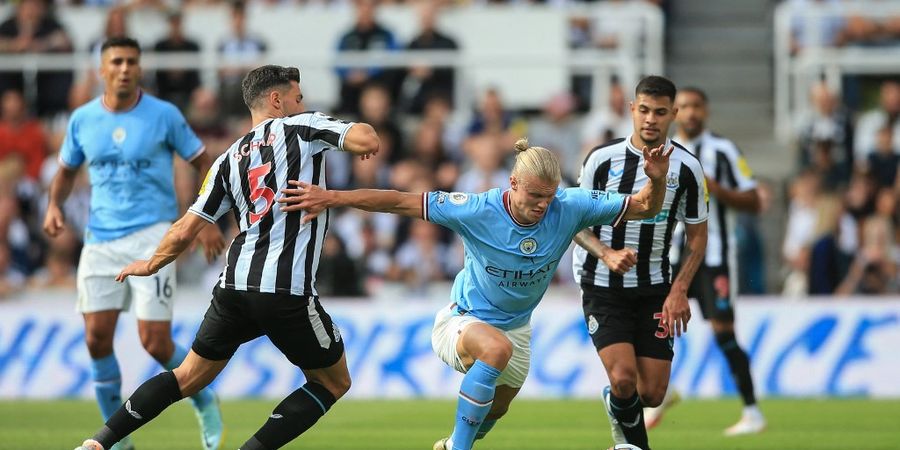 Hasil Liga Inggris - Sempat Unggul Lalu Tertinggal 2 Gol, Man City Susah Payah Tahan Imbang Newcastle United