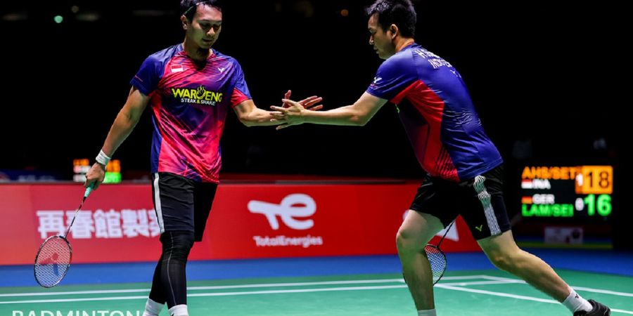 Kejuaraan Dunia 2022 - Menangi Laga Sulit, Ahsan/Hendra Beberkan Strateginya