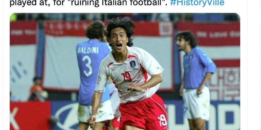 SEJARAH PIALA DUNIA - Gol Emas Korea Selatan ke Gawang Italia yang Berujung PHK