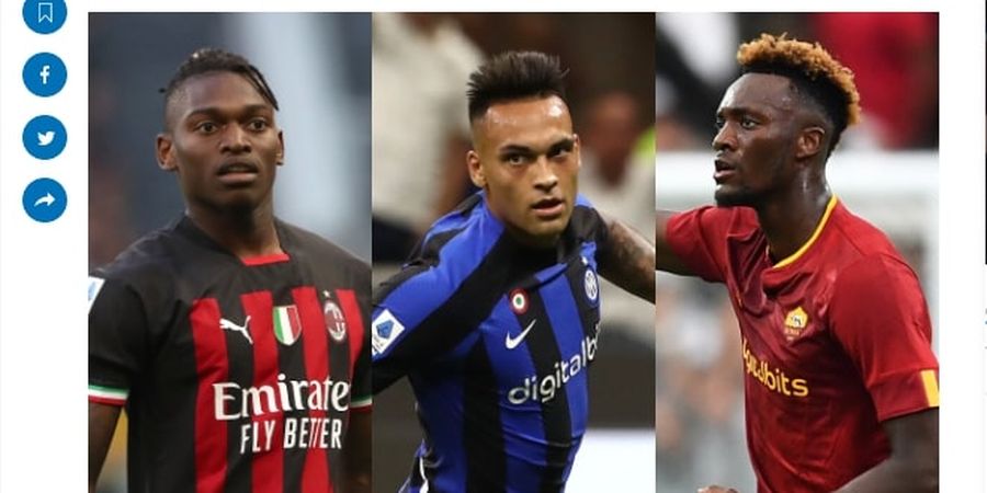 Jadwal Liga Italia Malam Ini - Misi AC Milan, Inter Milan, dan AS Roma Jadi Raja Sehari Gusur Napoli