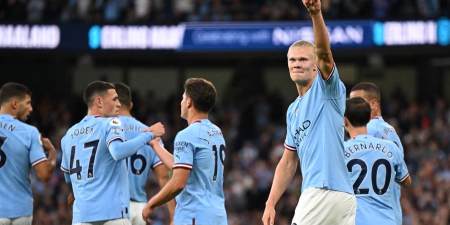 Ngamuk, Erling Haaland Cetak Sejarah dalam Laga Manchester City Vs Nottingham Forest