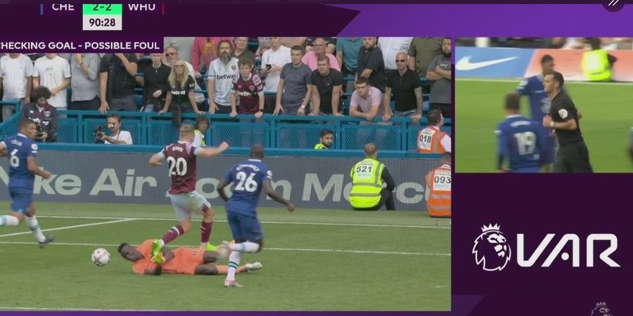 Gol Menit 90 Maxwell Cornet Ke Gawang Chelsea Dianulir Wasit, West Ham Dirampok VAR