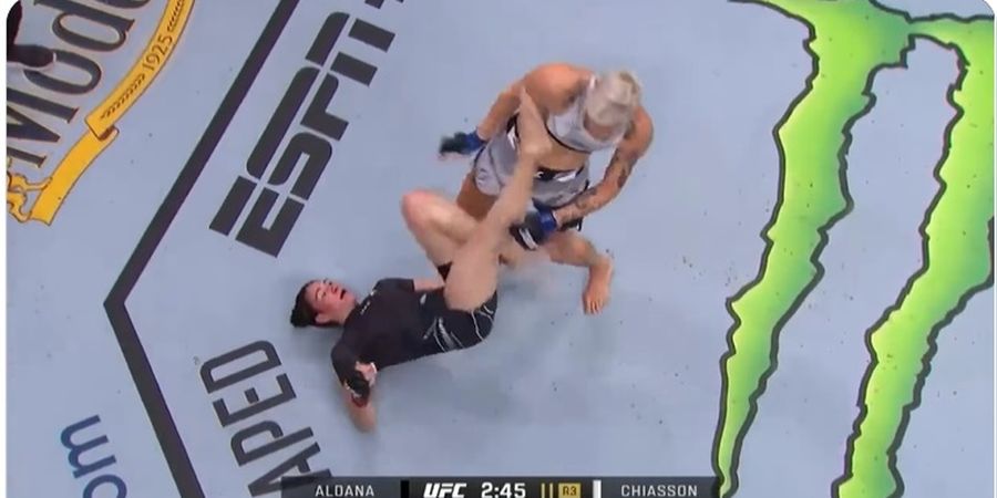 Hasil UFC 279 - Tendangan Tumit Langka Irene Aldana Bikin Lumpuh Macy Chiasson