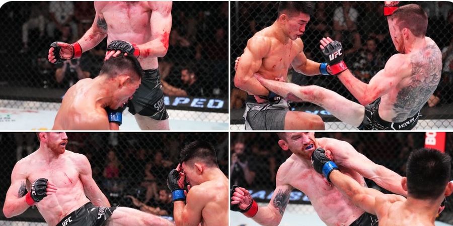 Hasil UFC Vegas 60 - Luka Menganga Akhiri Sensasi Petarung China dan Kemenangan Petarung Thailand