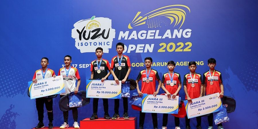 Atlet Muda PB Djarum Sukses Dominasi Podium Magelang Open 2022