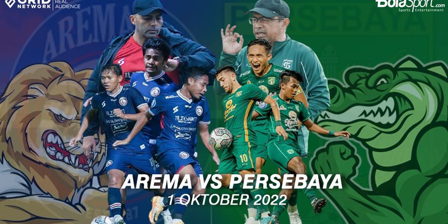 Prediksi Arema FC Vs Persebaya - Daftar Susunan Pemain dan Patahkan Rekor 23 Tahun