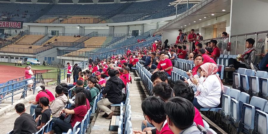 Laga Timnas Indonesia vs Curacao - Stadion Sepi, Tak Sesuai dengan Ekspektasi