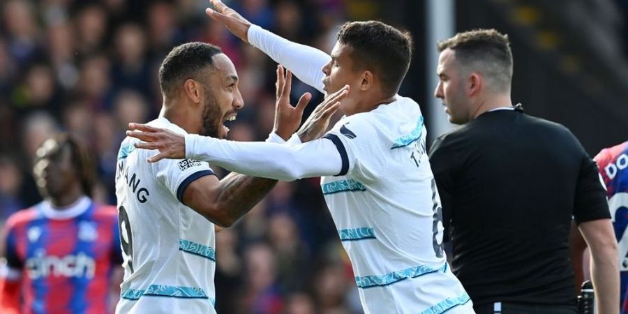 Hasil Liga Inggris - Diwarnai Gol Debut Aubameyang dan Bocah 22 Tahun, Chelsea Menang Comeback atas Crystal Palace