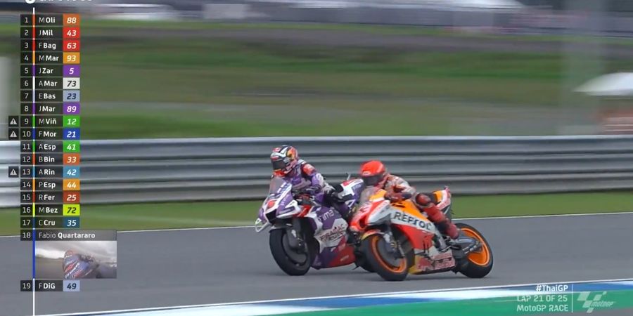 Ini Alasan Johann Zarco Mau Salip Marc Marquez tetapi Tidak dengan Francesco Bagnaia