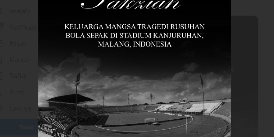 Federasi Sepak Bola Malaysia Kirim Pesan Belasungkawa Terkait Tragedi Kanjuruhan sebagai Bentuk Solidaritas