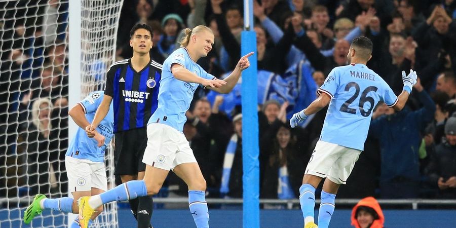 Hasil Liga Champions - Kembali Gila, Erling Haaland Lebih Tajam daripada 98 Klub, Manchester City Pesta