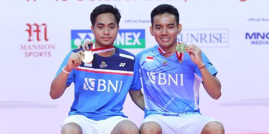 Indonesia International Challenge 2022 - Tampil Gacor Rahmat/Pramudya Raih Gelar dalam Debutnya