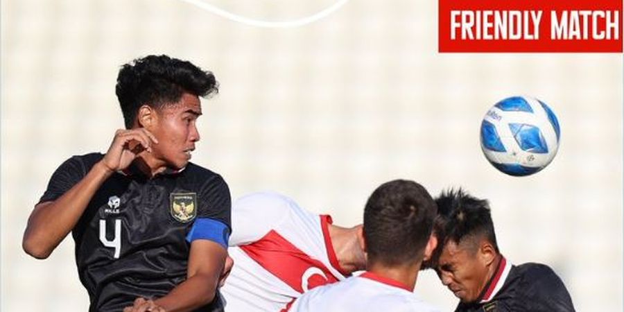 Timnas U-20 Indonesia Kalah Tipis dari Timnas U-20 Turki pada Laga Uji Coba