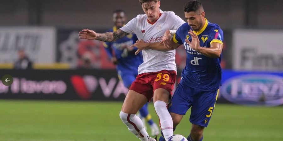 Hasil Liga Italia - Tertinggal Lebih Dulu, AS Roma Mampu Menang Comeback Lawan 10 Pemain Hellas Verona