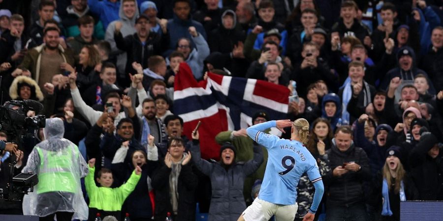 Hasil Liga Inggris - Erling Haaland Cetak 18 Gol, Manchester City Gusur Arsenal dari Puncak Klasemen