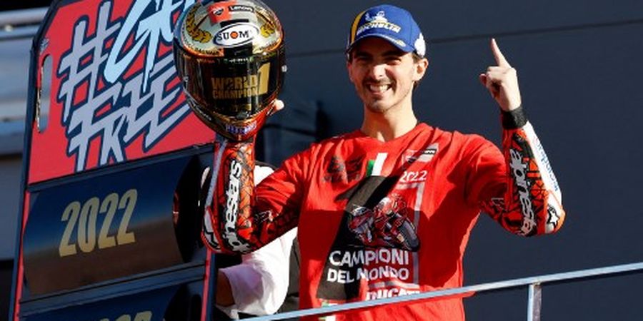 Raih Gelar Juara dengan Pecahkan 4 Rekor, Bagnaia: Ini adalah  Balapan Tersulit