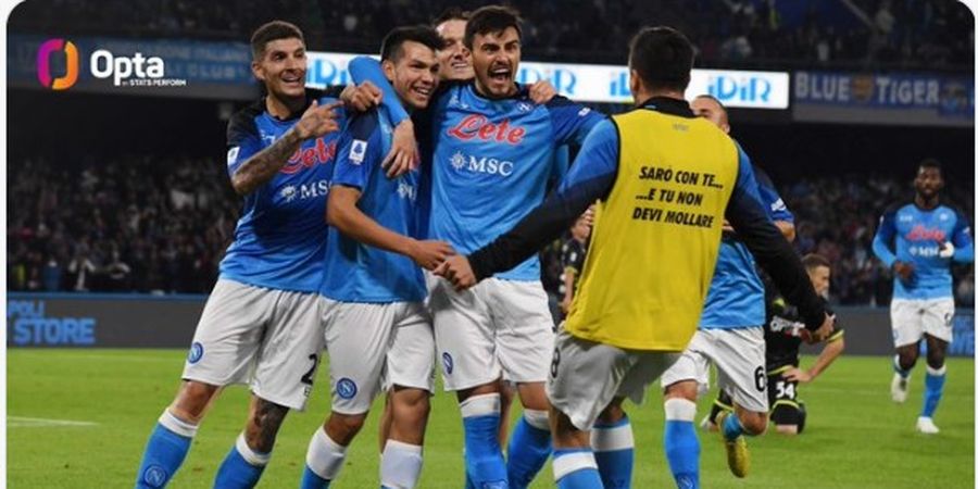 Hasil dan Klasemen Liga Italia - AC Milan Tumpul, Napoli Nyaman di Puncak Sambil Ukir 1 Sejarah