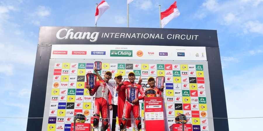 Sapu Bersih Podium Indonesia pada ARRC 2022 Thailand