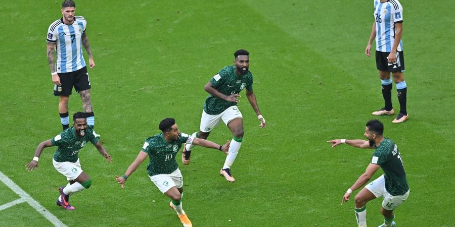 Hasil Piala Dunia 2022 - Argentina 1-2 Arab Saudi, Neymarnya Green Falcon Buat Lionel Messi Merana