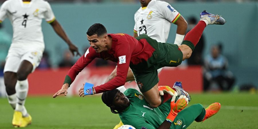 Hasil Babak I - Cristiano Ronaldo Masih Tumpul, Portugal Ditahan Imbang 0-0 Ghana