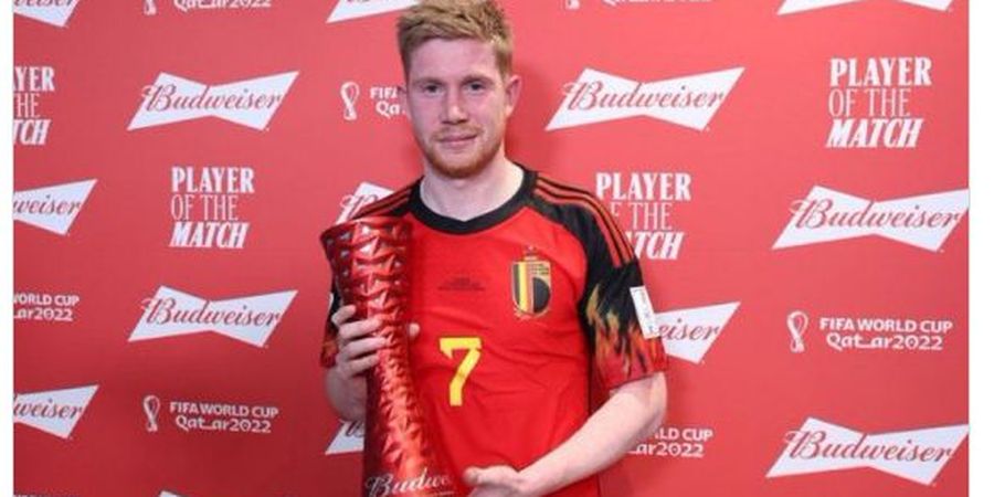 PIALA DUNIA 2022 - Bermain Pas-pasan tapi Jadi MOTM Laga Belgia Vs Kanada, De Bruyne Kebingungan