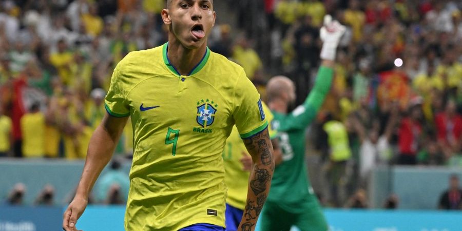 Daftar Top Scorer Piala Dunia 2022 - Richarlison Susul 5 Pemain ke Puncak, Ronaldo dan Messi Baru 1 Gol Penalti