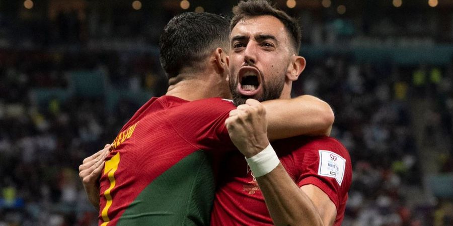 PIALA DUNIA 2022 - Bruno Fernandes Pemain Terbaik Portugal, Pecahkan Rekor Langka 56 Tahun