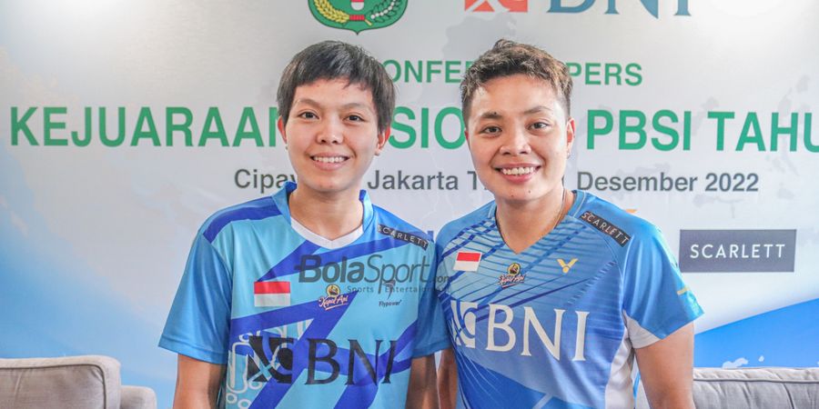 Sandang Label Pengganti, Apriyani/Fadia Siap Tempur untuk BWF World Tour Finals 2022