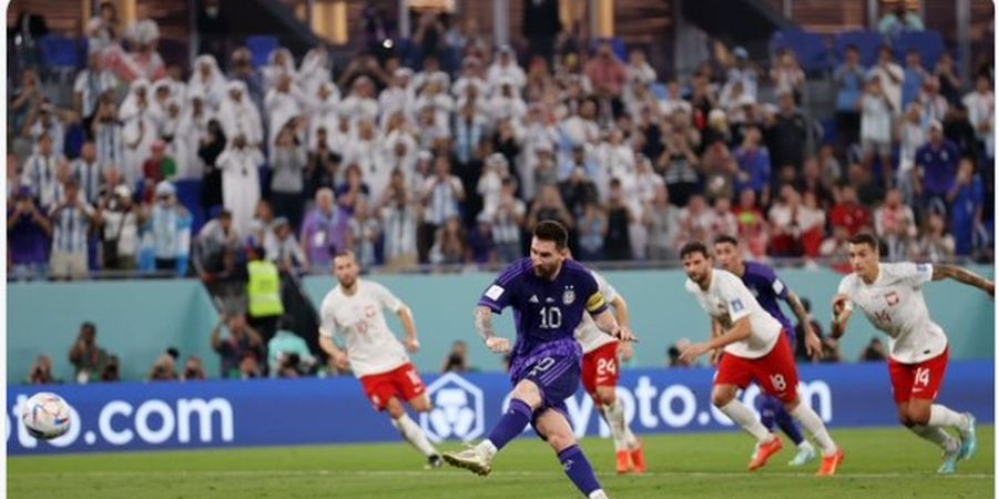 Hasil Piala Dunia 2022 - Messi Gagal Penalti, Lewandowski Tak Terlihat, Argentina dan Polandia Lolos ke 16 Besar