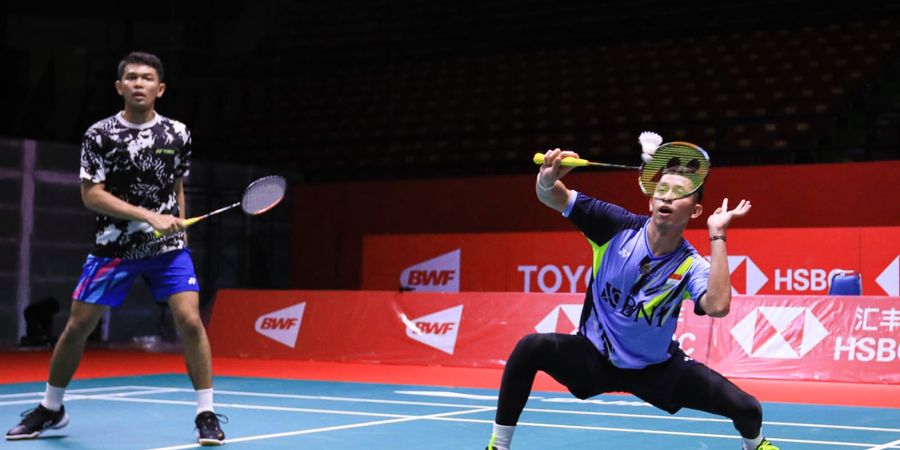 Hasil BWF World Tour Finals 2022 -  Fajar/Rian Full Senyum, Bekuk Ganda Korea 2 Gim Saja