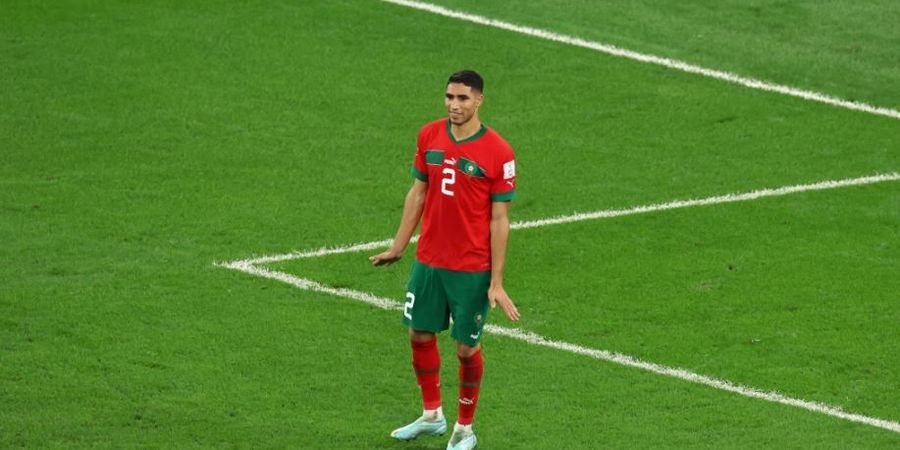 PIALA DUNIA 2022 - Tarian Penguin Achraf Hakimi Bikin Luis Enrique Menyesal Tak Panggil Sergio Ramos