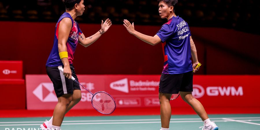 Klasemen BWF World Tour Finals 2022 - Puncak Dingin di Grup Neraka untuk Apriyani/Fadia