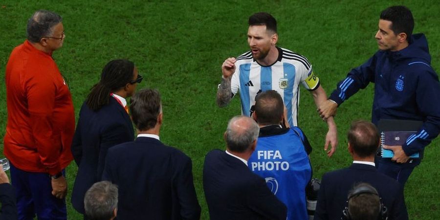 PIALA DUNIA 2022 - Tak Hormati Timnas Argentina Jadi Alasan Lionel Messi Damprat Louis van Gaal Usai Laga