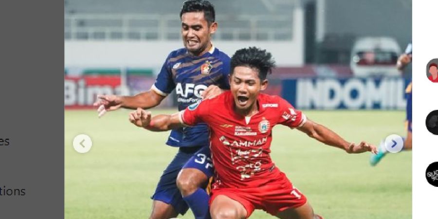 Hasil Liga 1 - Persik Kediri Kembali Gagal Menang Usai Ditahan Imbang Persija Jakarta