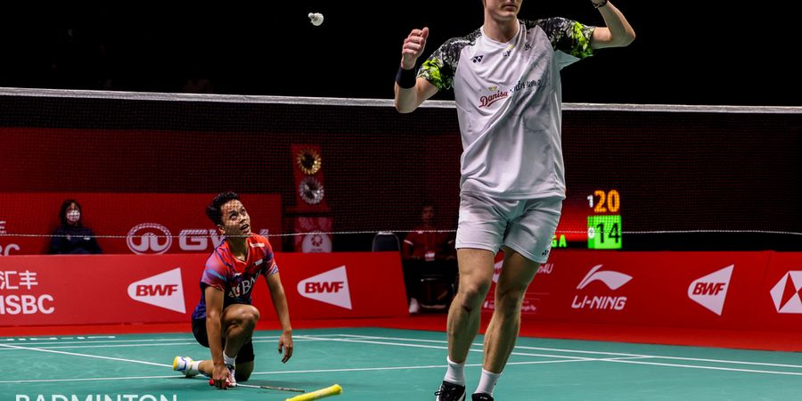 BWF World Tour Finals 2022 - Anthony Akui Strateginya Buntu di Depan Axelsen