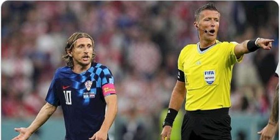 PIALA DUNIA 2022 - Kroasia Keok dari Argentina, Luka Modric Tak Puas dengan Keputusan Wasit