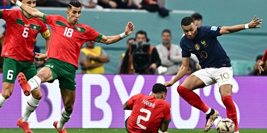 Hasil Piala Dunia 2022 - Cuma Butuh 5 Menit dan 44 Detik, Prancis Hancurkan Dongeng Indah Maroko dan Hadapi Argentina di Final