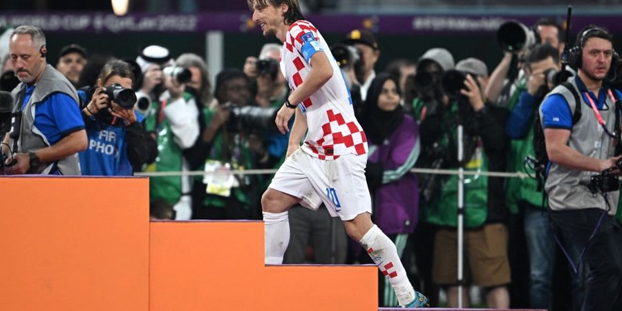 PIALA DUNIA 2022 - Luka Modric Belum Mau Pensiun Usai Bawa Timnas Kroasia Raih Peringkat 3