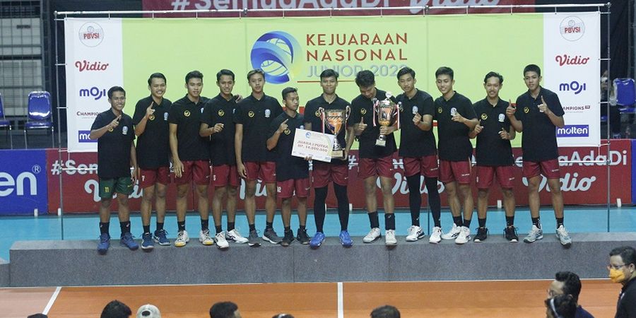 Kejurnas Bola Voli Junior 2022 - Putri Jabar Juara, Putra Jatim Pertahankan Gelar