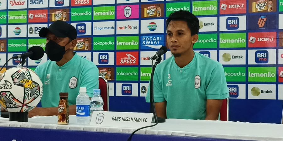 Rahmad Darmawan Puas RANS Nusantara FC Mampu Imbangi Pemuncak Klasemen Liga 1