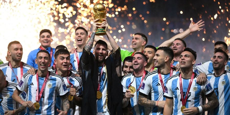 Sejarah Hari Ini - Timnas Argentina Juara Piala Dunia, Lionel Messi Menamatkan Sepak Bola