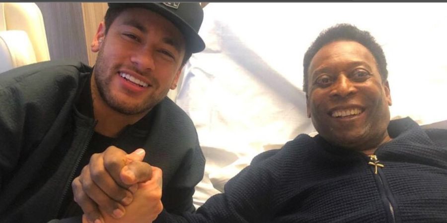 Ucapan Menyentuh Neymar untuk Pele, Sepak Bola Berubah Menjadi Seni Berkat Sang Raja