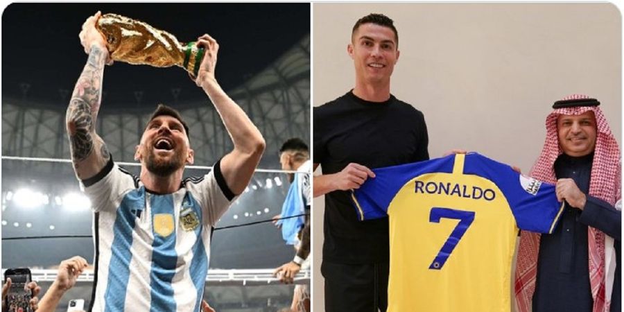 Beda Nasib di 2022, Lionel Messi Juara Piala Dunia, Cristiano Ronaldo Malah Terdampar di Liga Arab Saudi