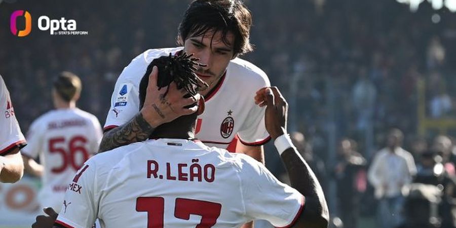 Hasil Liga Italia - Gol Kompatriot Cristiano Ronaldo dan Sandro Tonali Bawa AC Milan Menang Tipis atas Salernitana