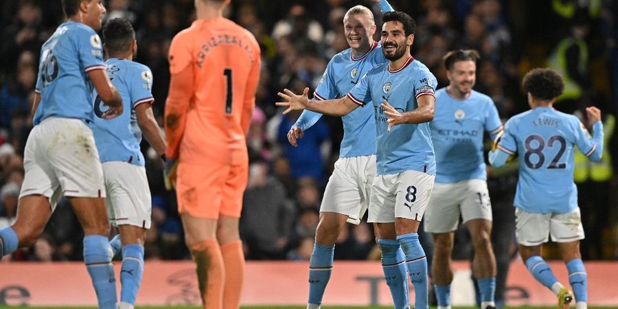 Hasil Liga Inggris - Gol Pemain Pengganti Bawa Man City Dekati Arsenal