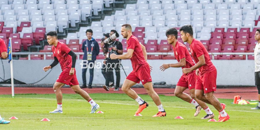 Timnas Indonesia Vs Vietnam - Garuda Berlatih Finishing, The Golden Stars Antisipasi Lemparan Pratama Arhan